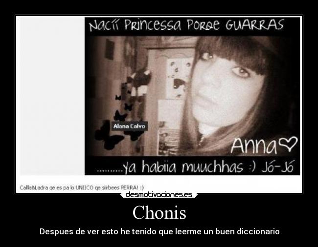 carteles chonis desmotivaciones