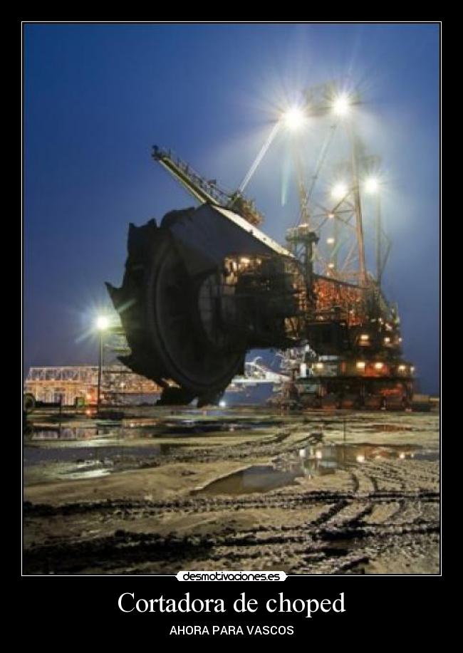 Cortadora de choped - AHORA PARA VASCOS