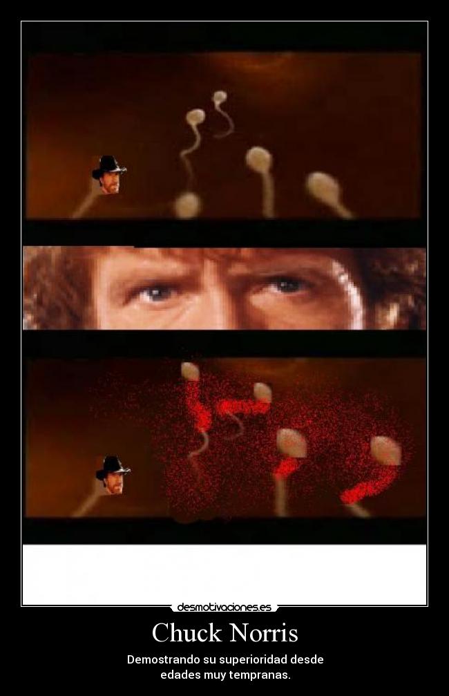 Chuck Norris - Demostrando su superioridad desde
edades muy tempranas.