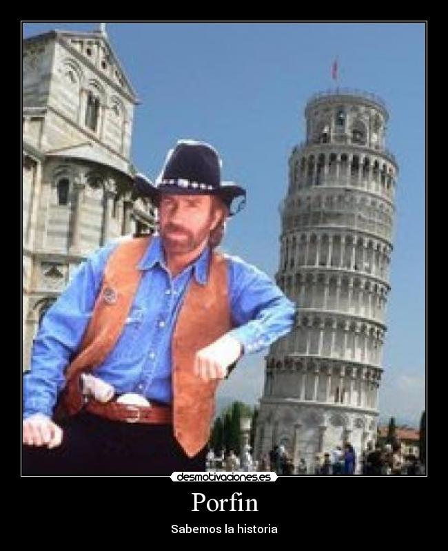 Porfin - Sabemos la historia