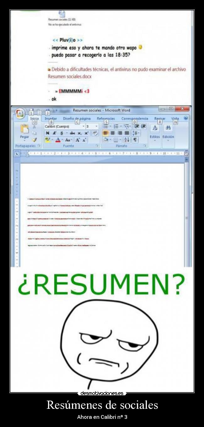 Resúmenes de sociales - Ahora en Calibri nº 3