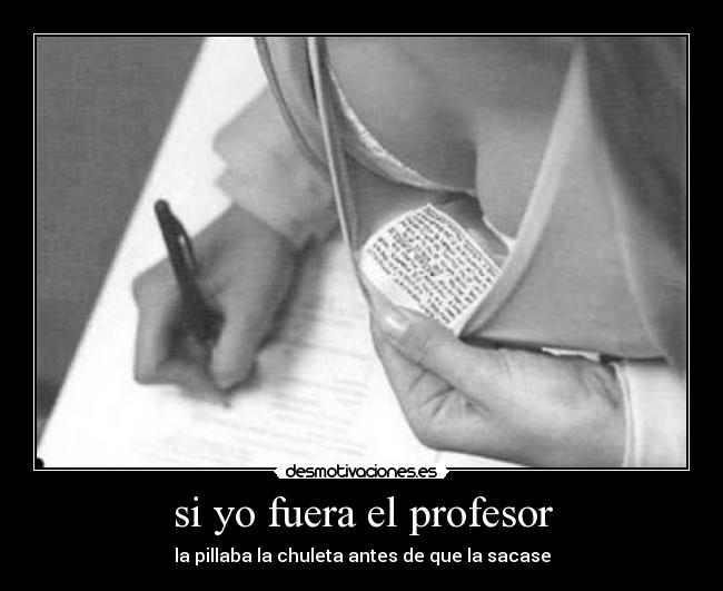 si yo fuera el profesor - 