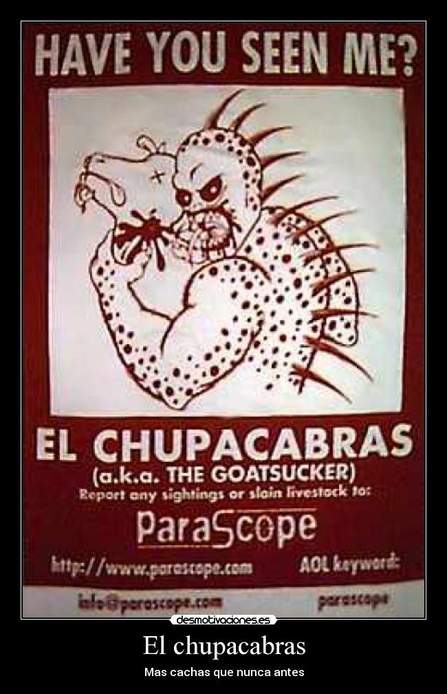 El chupacabras - 