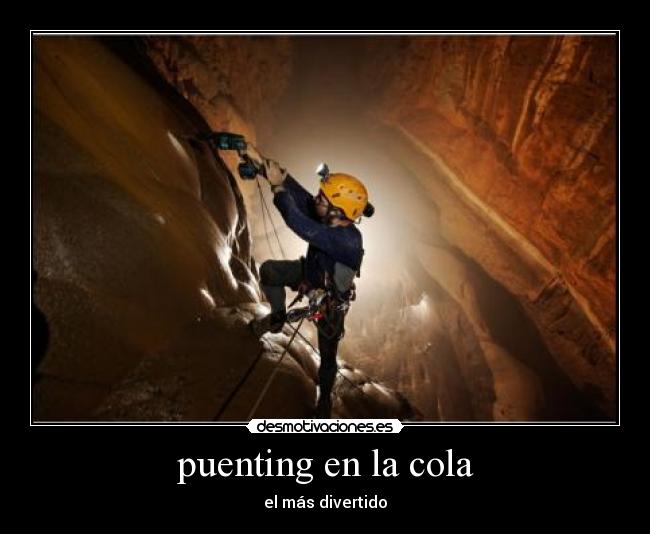 puenting en la cola - el más divertido