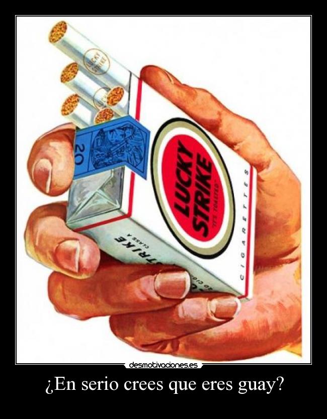 ¿En serio crees que eres guay? -