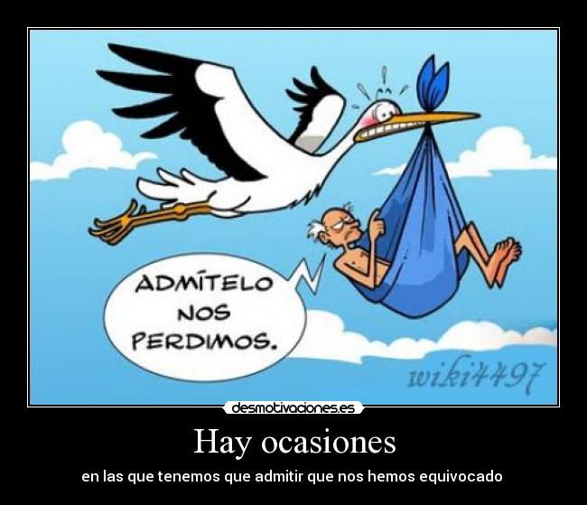 Hay ocasiones -