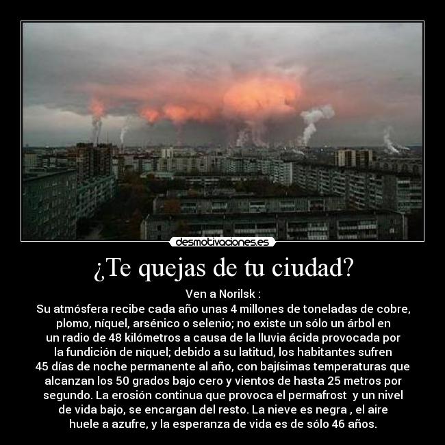 ¿Te quejas de tu ciudad? -