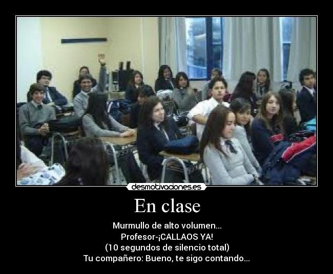 En clase -