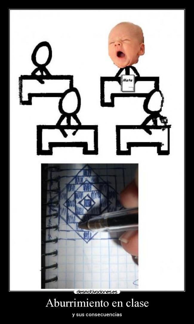 Aburrimiento en clase -