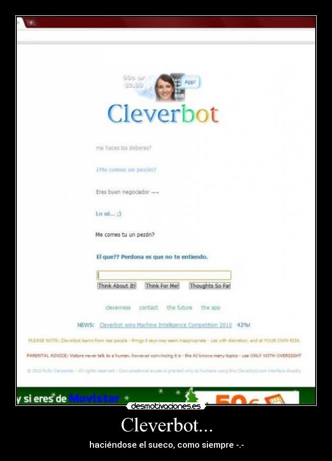 Cleverbot... -