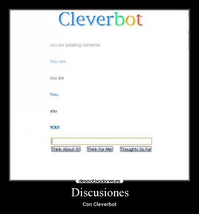 Discusiones - Con Cleverbot