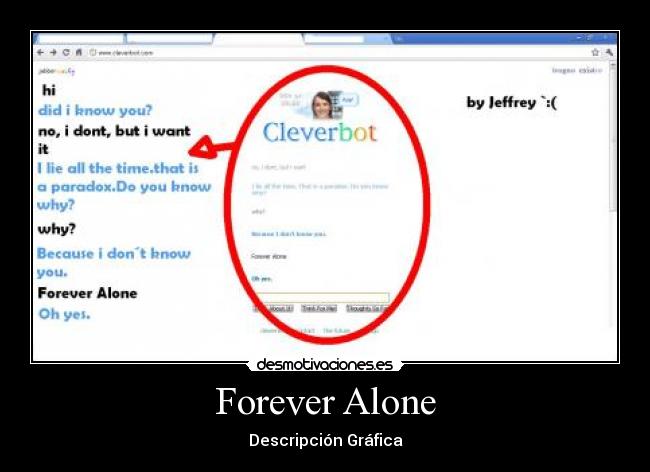 Forever Alone - Descripción Gráfica