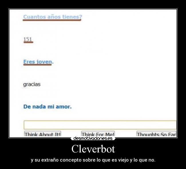 carteles cleverbot desmotivaciones