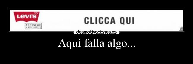 Aquí falla algo... -