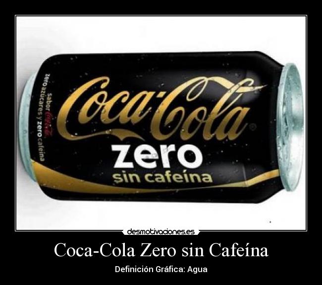 Coca-Cola Zero sin Cafeína -