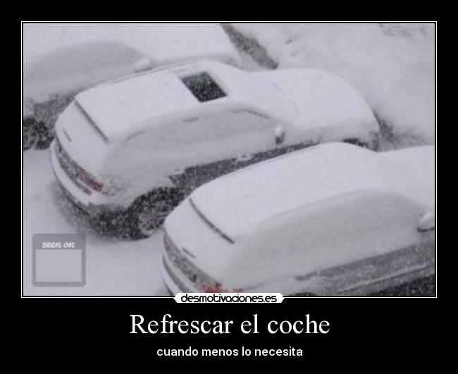 Refrescar el coche -