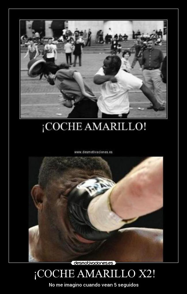 ¡COCHE AMARILLO X2! - No me imagino cuando vean 5 seguidos