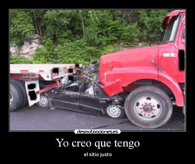 Yo creo que tengo - el sitio justo