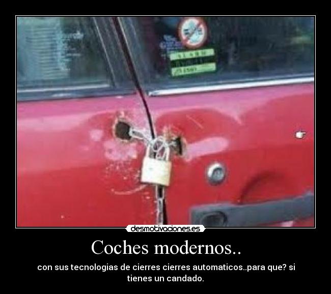 Coches modernos.. -