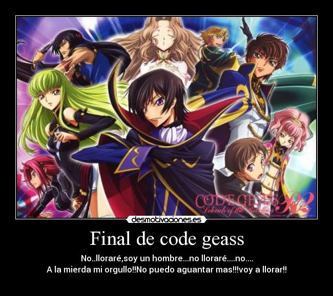 Final de code geass -