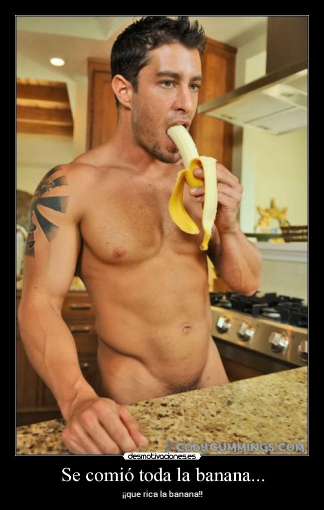 Se comió toda la banana... -
