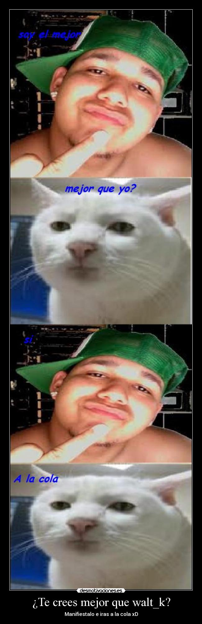 ¿Te crees mejor que walt_k? -