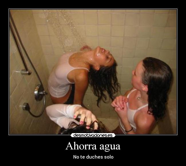 Ahorra agua -