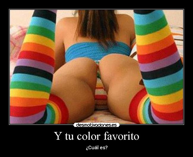 Y tu color favorito - ¿Cuál es?