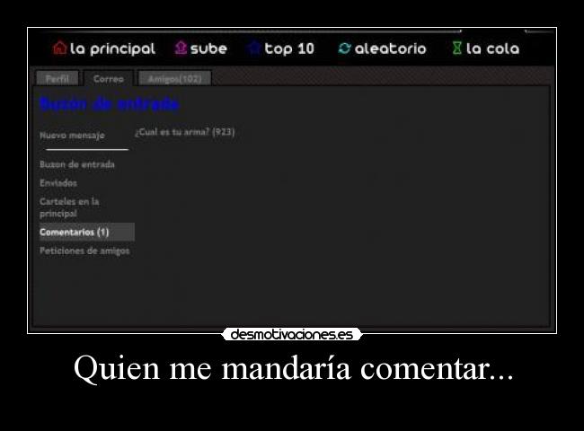 Quien me mandaría comentar... -
