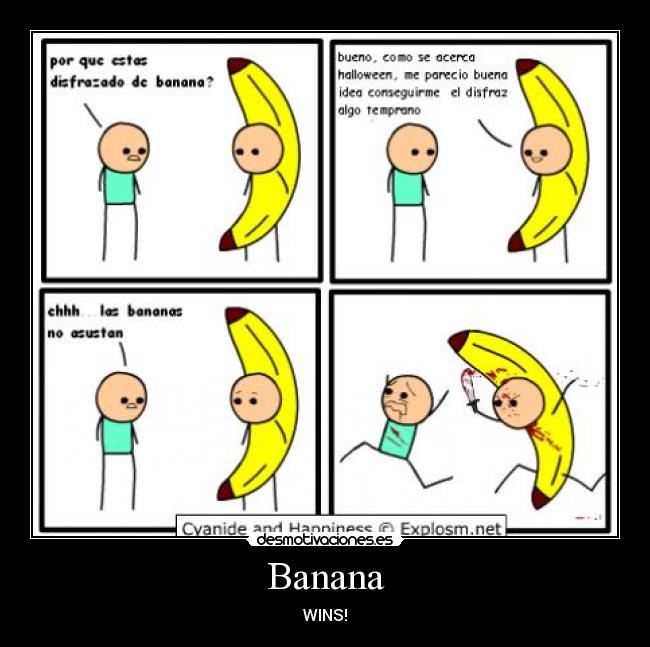 carteles banana desmotivaciones
