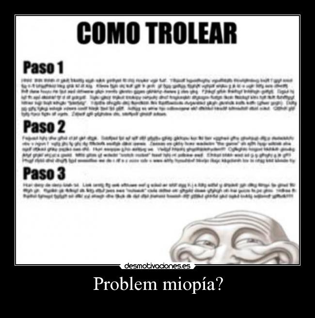 Problem miopía? -