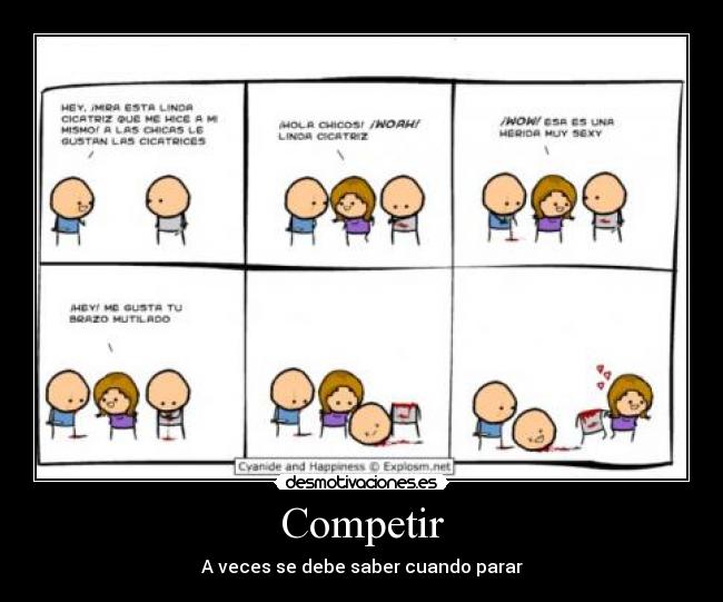 Competir - A veces se debe saber cuando parar