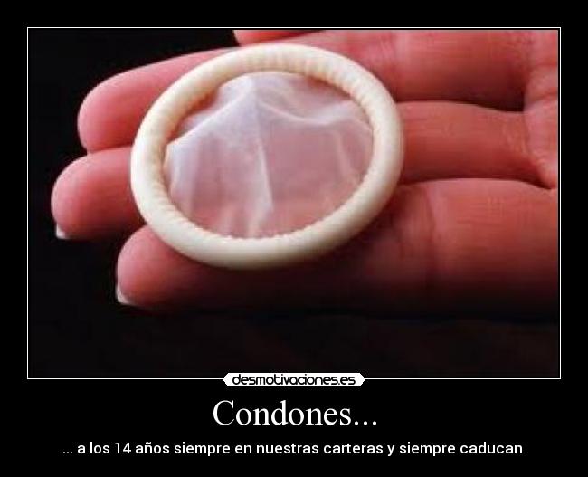 carteles condones desmotivaciones