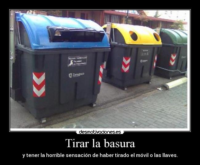 Tirar la basura - 