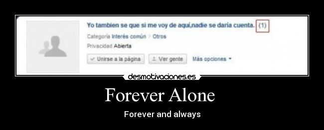 Forever Alone -