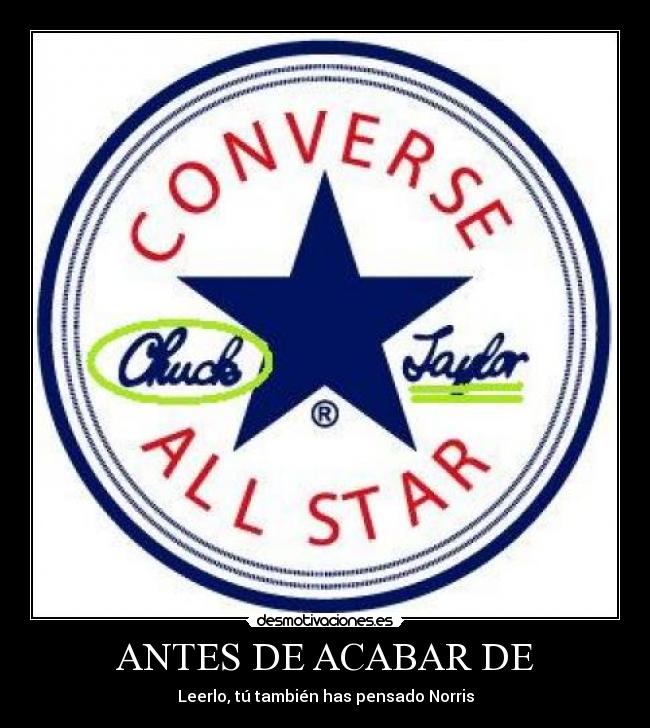 ANTES DE ACABAR DE - 