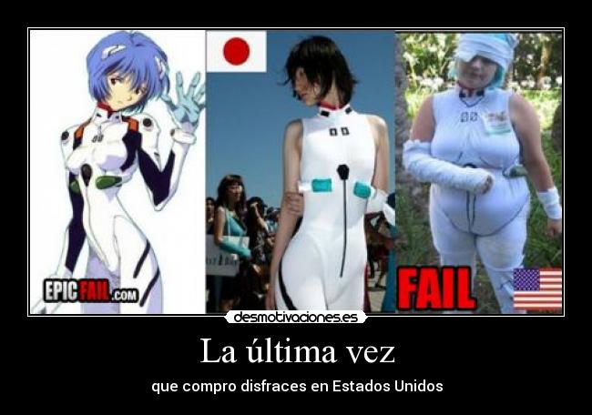 La última vez - que compro disfraces en Estados Unidos