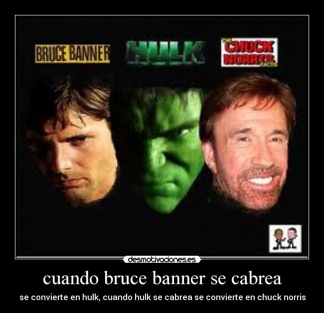 cuando bruce banner se cabrea -