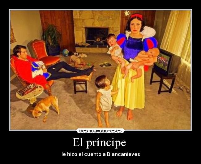 El príncipe - le hizo el cuento a Blancanieves