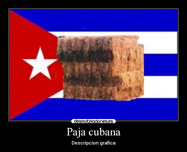 Paja cubana -