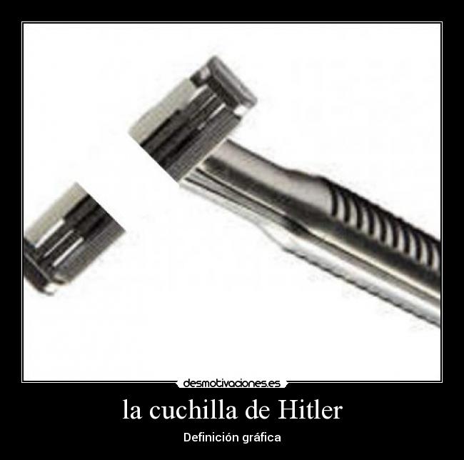 la cuchilla de Hitler - Definición gráfica