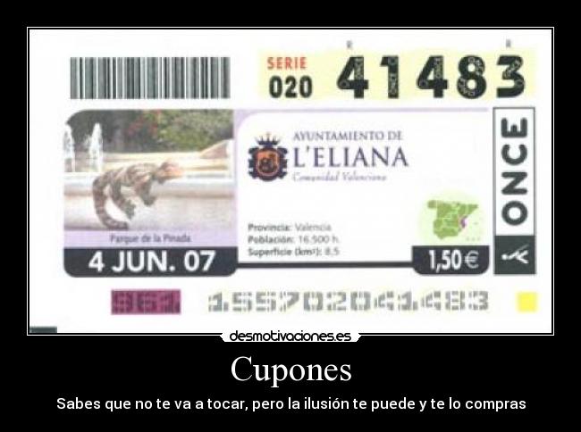 carteles cupones desmotivaciones