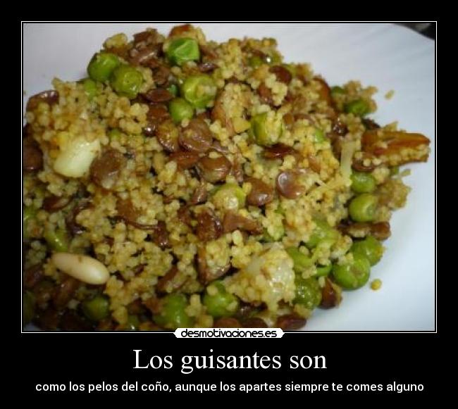 Los guisantes son - 