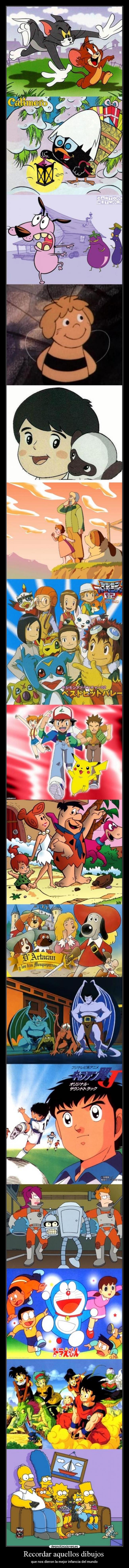 Recordar aquellos dibujos -