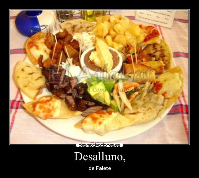 Desalluno, - 