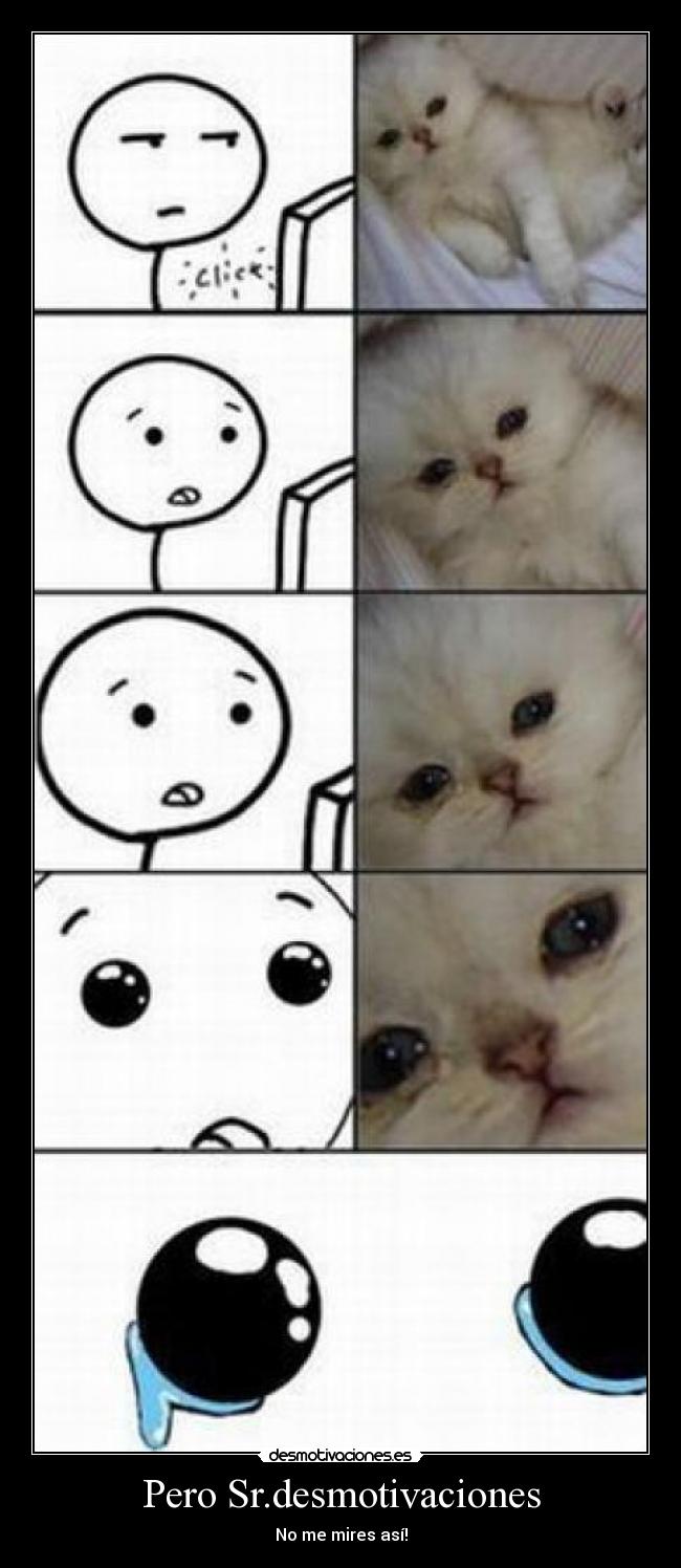 Pero Sr.desmotivaciones - No me mires así!