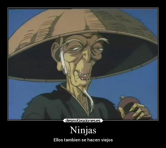 carteles ninjas desmotivaciones