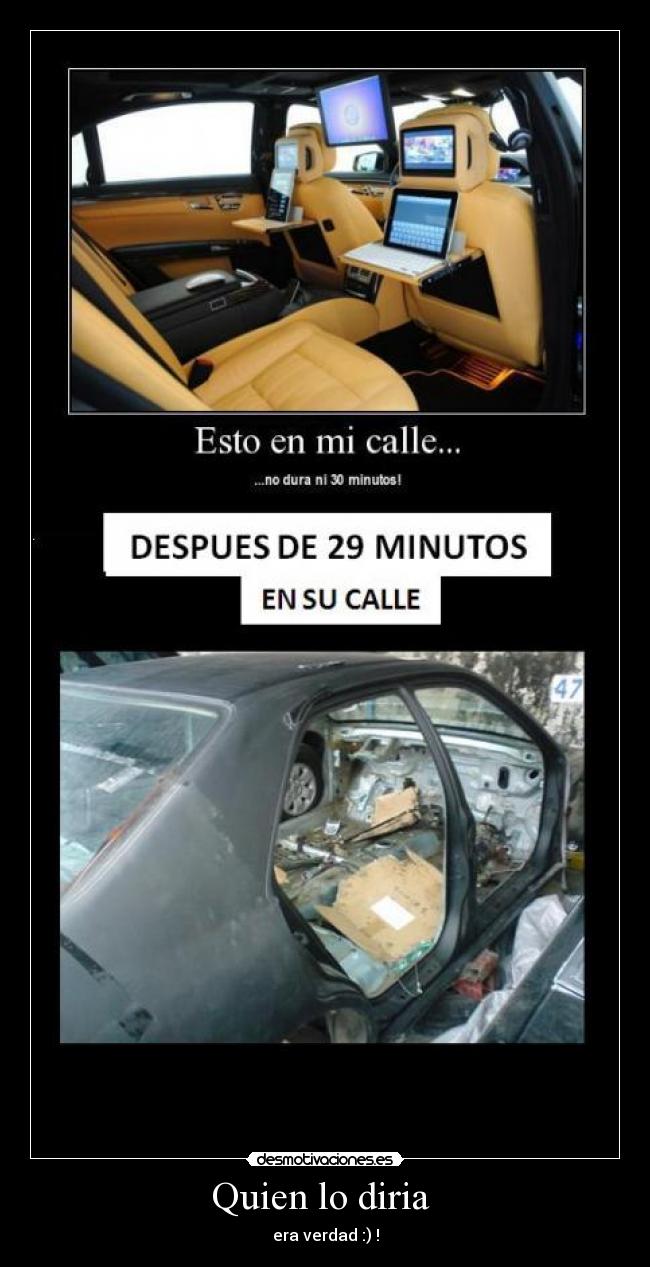 Quien lo diria - era verdad :) !