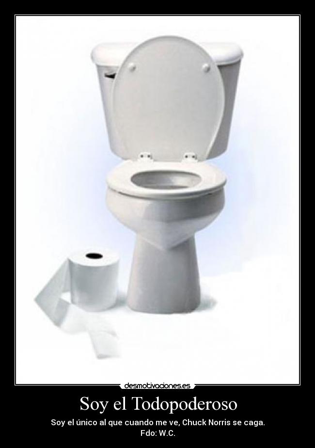 carteles chuck norris cagar vater todopoderoso desmotivaciones