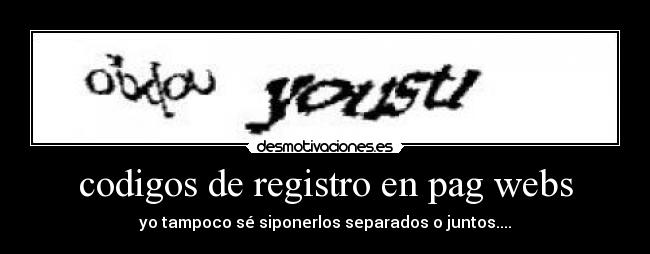 codigos de registro en pag webs -